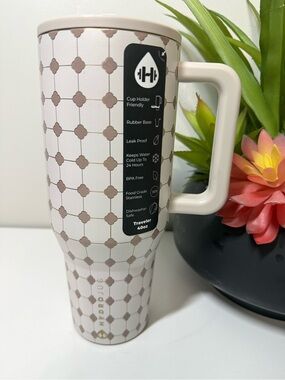 HydroJug Mosaic 40oz Traveler- Beige & Gold